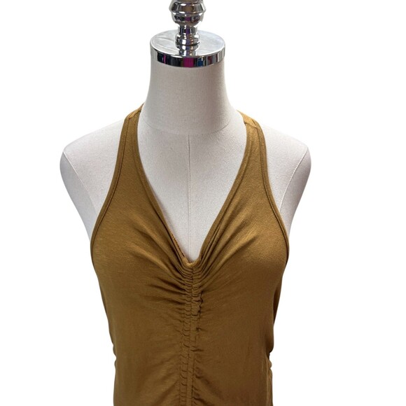 Sundry Mini Dress Women's Size 4 Yellow Cotton Blend Sleeveless - Picture 4 of 6